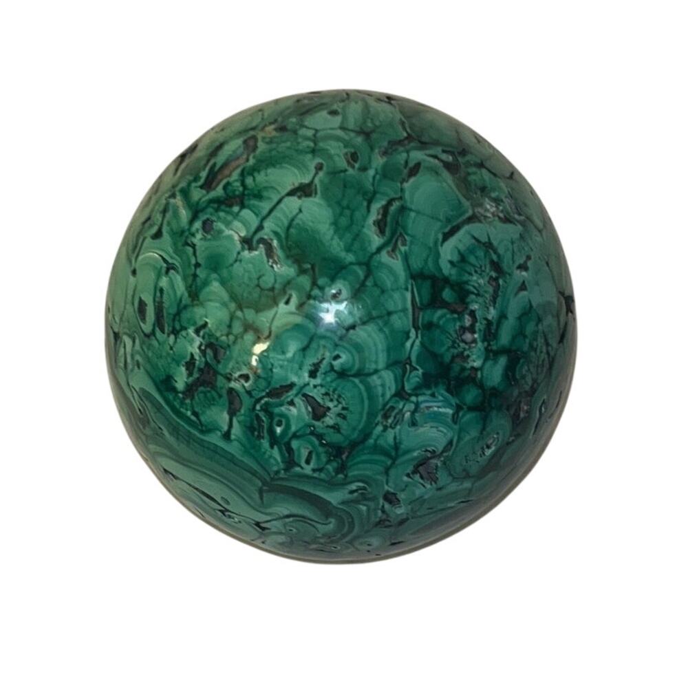 Malachite Sphere 4.4lbs